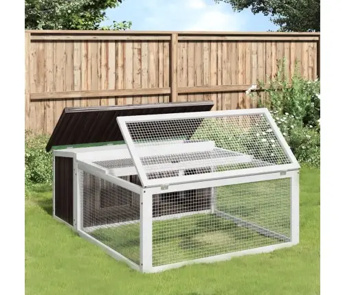 Küülikupuur, Hall, 117,5 X 97 X 47,5 cm Männipuit