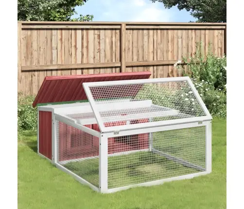 Küülikupuur, Helepruun, 117,5 X 97 X 47,5 cm Männipuit