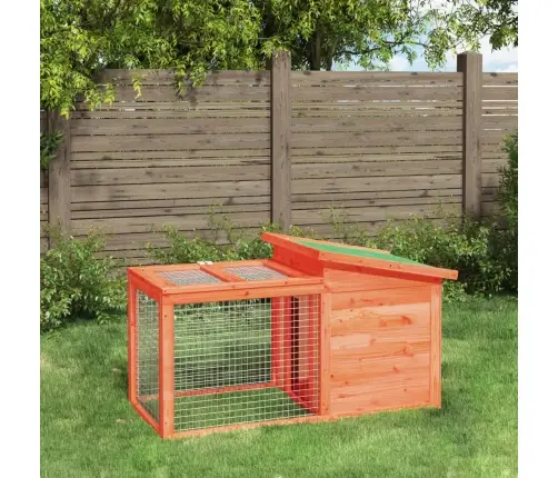 Trušu Būris, 100,5X54X55 Cm, Priedes Masīvkoks, Brūns Vidaxl