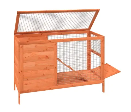 Küülikupuur, Pruun, 103 X 44 X 69,5 cm Männipuit