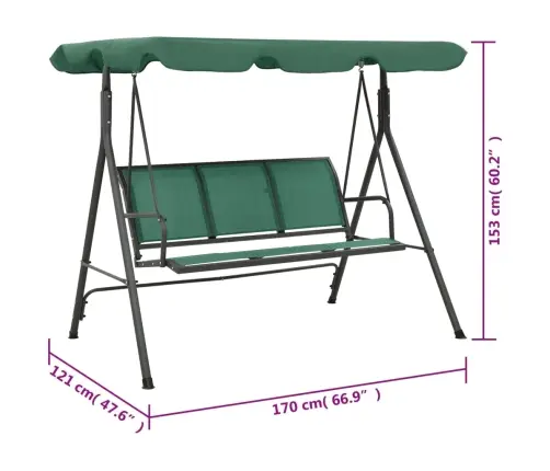 Aiakiik, Roheline, 170 cm Tekstileen Ja Teras