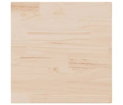 Stalviršis, 70X70X2,5 cm Pušies Masyvo Mediena, Kvadratinis
