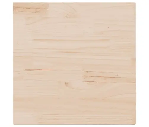 Lauaplaat 80 X 80 X 2,5 Cm Täispuidust, Mänd, Ruudukujuline