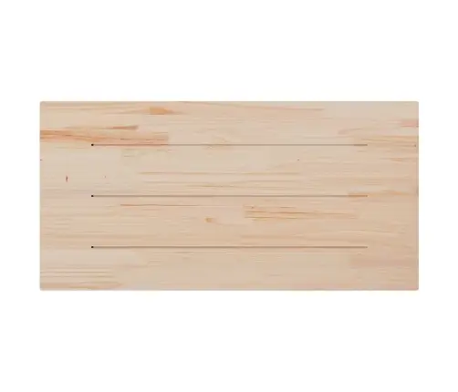 Lauaplaat, Valge, 100 X 60 X 2,5 cm Männipuit, Ristkülik