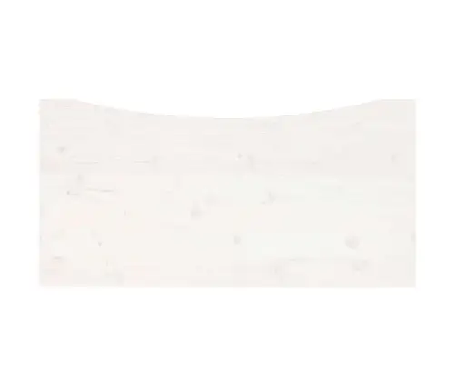 Rakstāmgalda Virsma, Balta, 100X50X2,5 Cm, Priedes Masīvkoks Vidaxl