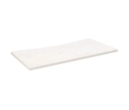 Kirjutuslaud, Valge, 110X55X2,5 cm Männipuit