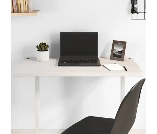 Kirjutuslaua Plaat, Valge, 80 X 40 X 2,5 cm Männipuit