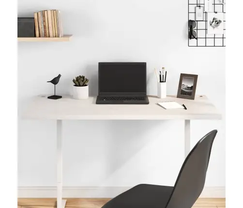 Kirjutuslaua Plaat, Valge, 110 X 55 X 2,5 cm Männipuit