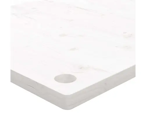 Rakstāmgalda Virsma, Balta, 100X60X2,5 Cm, Priedes Masīvkoks Vidaxl