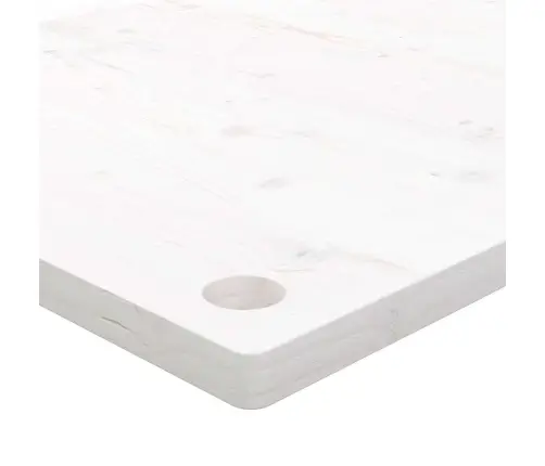 Rakstāmgalda Virsma, Balta, 110X60X2,5 Cm, Priedes Masīvkoks Vidaxl