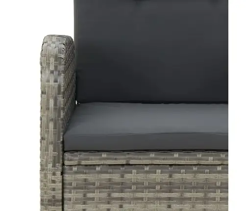 9-Daļīgs Dārza Mēbeļu Komplekts Ar Matračiem, Pe Rotangpalma Vidaxl