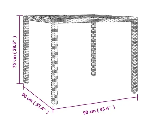 3-Daļīgs Dārza Mēbeļu Komplekts Ar Matračiem, Melns, Pe Pinums Vidaxl