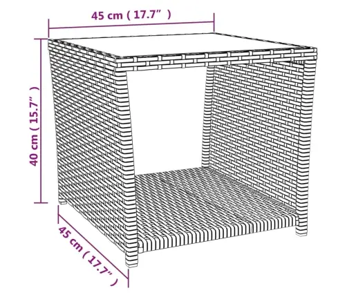 3-Daļīgs Dārza Atpūtas Mēbeļu Komplekts, Pe Rotangpalma, Bēšs Vidaxl