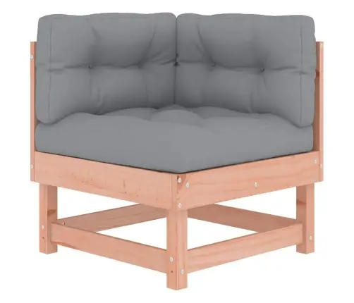 Stūra Dīvāns Ar Matračiem, Duglasa Egles Masīvkoks Vidaxl