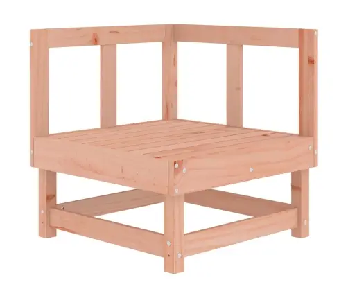 Stūra Dīvāns Ar Matračiem, Duglasa Egles Masīvkoks Vidaxl