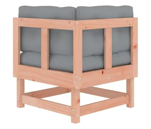 Stūra Dīvāns Ar Matračiem, Duglasa Egles Masīvkoks Vidaxl