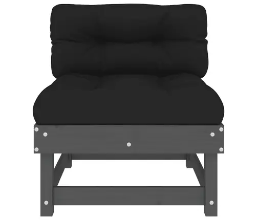 Vidējie Dīvāni Ar Matračiem, 2 Gab., Pelēks Priedes Masīvkoks Vidaxl Vidējie Dīvāni Ar Matračiem, 2 Gab., Pelēks Priedes Masīvkoks Vidaxl