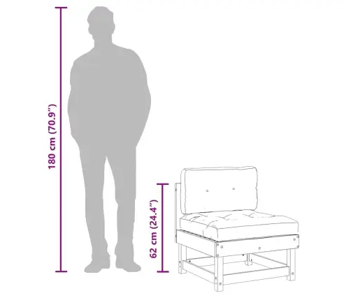 Vidējie Dīvāni Ar Matračiem, 2 Gab., Medus Brūns Priedes Koks Vidaxl
