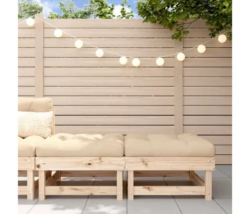 Sodo Pakojos Su Pagalvėlėmis, 2Vnt., Pušies Medienos Masyvas