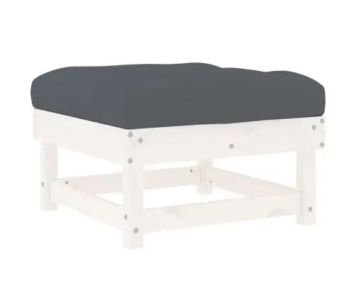 Aia Jalapingid Patjadega 2 Tk, Valge, Männipuit