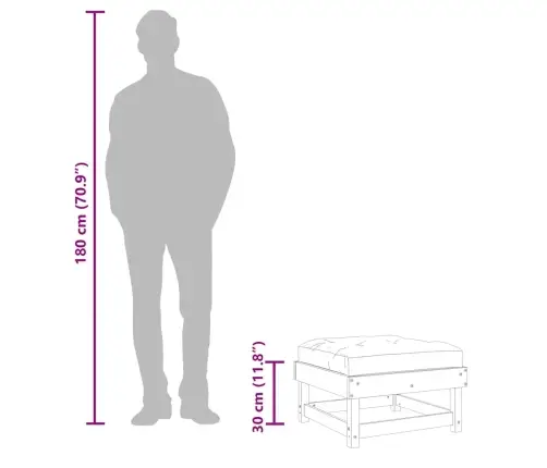 Aia Jalapingid Patjadega 2 Tk, Must, Männipuit