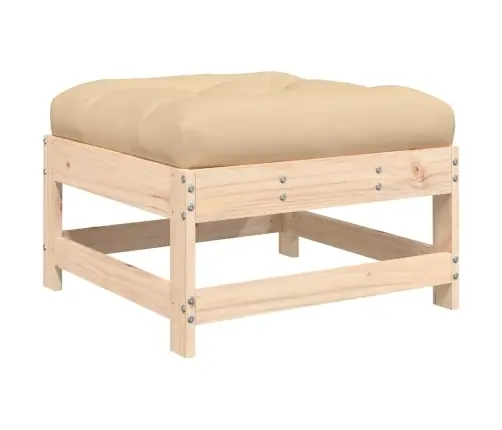 Dārza Soliņš Ar Matraci, Priedes Masīvkoks Vidaxl