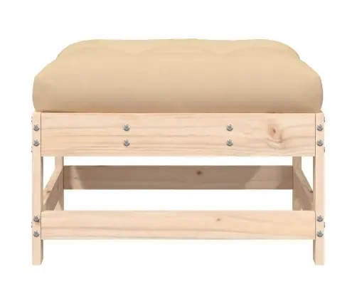 Dārza Soliņš Ar Matraci, Priedes Masīvkoks Vidaxl