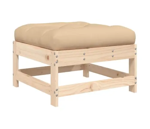 Dārza Soliņš Ar Matraci, Priedes Masīvkoks Vidaxl