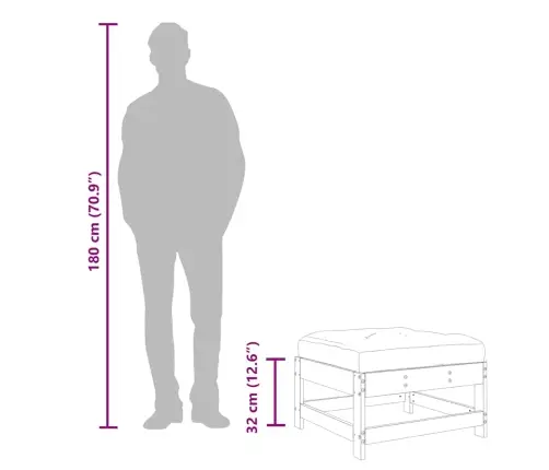 Sodo Pakojos Su Pagalvėlėmis, 2Vnt., Medaus, Pušies Masyvas