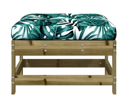 Dārza Soliņi Ar Matračiem, 2 Gab., Impregnēts Priedes Masīvkoks Vidaxl