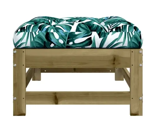 Dārza Soliņi Ar Matračiem, 2 Gab., Impregnēts Priedes Masīvkoks Vidaxl