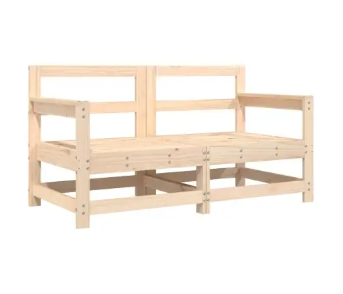 Dārza Krēsli Ar Matračiem, 2 Gab., Priedes Masīvkoks Vidaxl