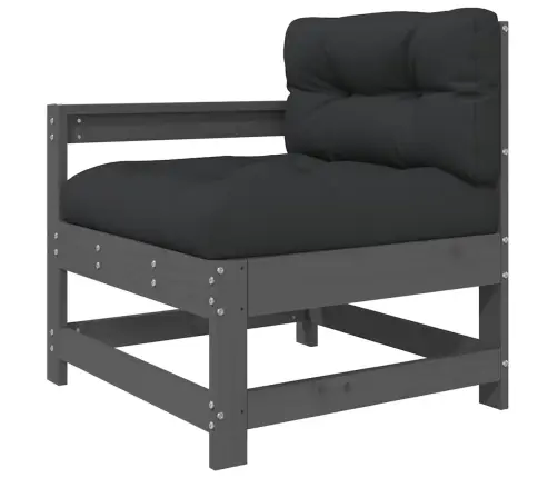 3-Daļīgs Dārza Atpūtas Mēbeļu Komplekts Ar Matračiem, Masīvkoks Vidaxl