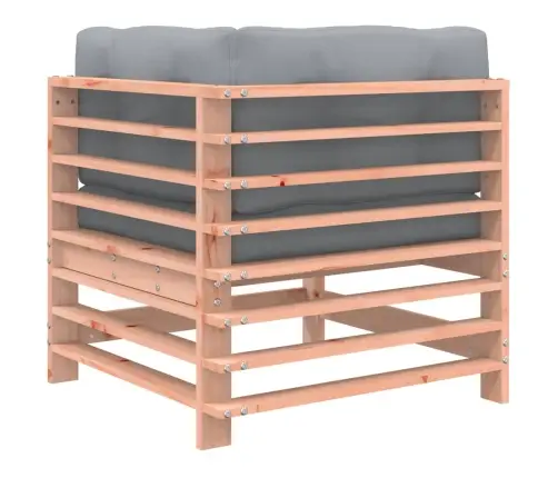 Stūra Dīvāns Ar Matračiem, Duglasa Egles Masīvkoks Vidaxl