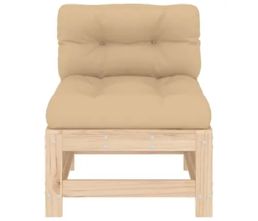 Vidējais Dīvāns Ar Matračiem, Priedes Masīvkoks Vidaxl Vidējais Dīvāns Ar Matračiem, Priedes Masīvkoks Vidaxl