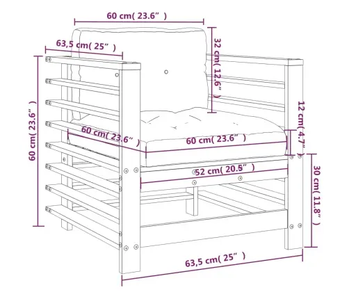 Dārza Krēsli Ar Matračiem, 2 Gab., Duglasa Egles Masīvkoks Vidaxl Dārza Krēsli Ar Matračiem, 2 Gab., Duglasa Egles Masīvkoks Vidaxl