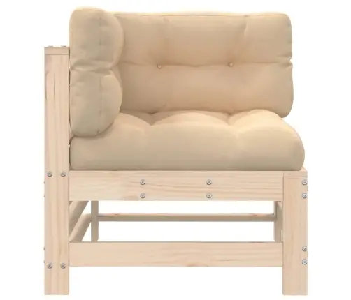 Stūra Dīvāni Ar Matračiem, 2 Gab., Priedes Masīvkoks Vidaxl