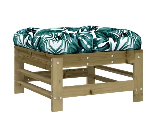 Dārza Soliņi Ar Matračiem, 2 Gab., Impregnēts Priedes Masīvkoks Vidaxl