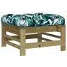 Dārza Soliņi Ar Matračiem, 2 Gab., Impregnēts Priedes Masīvkoks Vidaxl