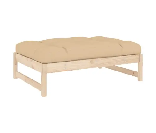 Dārza Kājsoliņš, 120X80 Cm, Priedes Masīvkoks Vidaxl