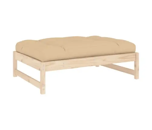 Dārza Kājsoliņš, 120X80 Cm, Priedes Masīvkoks Vidaxl