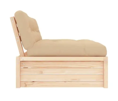 Vidējais Dīvāns, 120X80 Cm, Priedes Masīvkoks Vidaxl Vidējais Dīvāns, 120X80 Cm, Priedes Masīvkoks Vidaxl