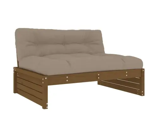 Vidurinė Sofos Dalis, Medaus Ruda, 120X80cm Pušies Masyvas