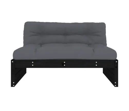 Keskmine Diivaniosa, Must, 120 X 80 cm Männipuit