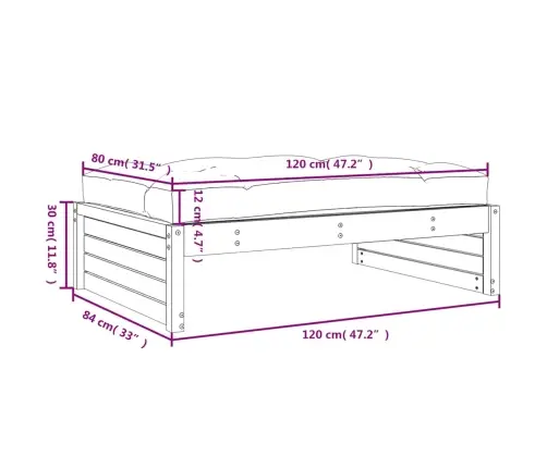 Aia Jalapink, 120 X 80 cm Männipuit