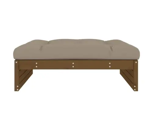 Dārza Kājsoliņš, 120X80 Cm, Priedes Masīvkoks, Brūns Vidaxl