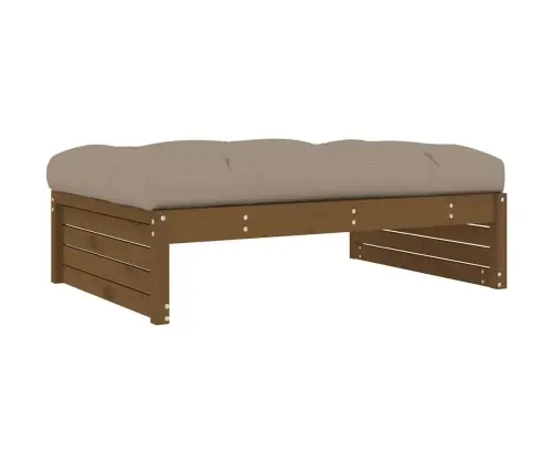 Dārza Kājsoliņš, 120X80 Cm, Priedes Masīvkoks, Brūns Vidaxl