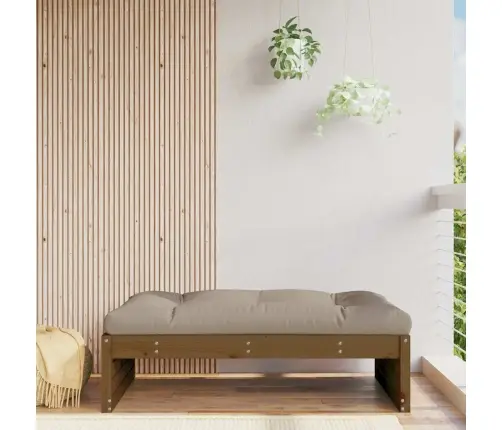 Dārza Kājsoliņš, 120X80 Cm, Priedes Masīvkoks, Brūns Vidaxl