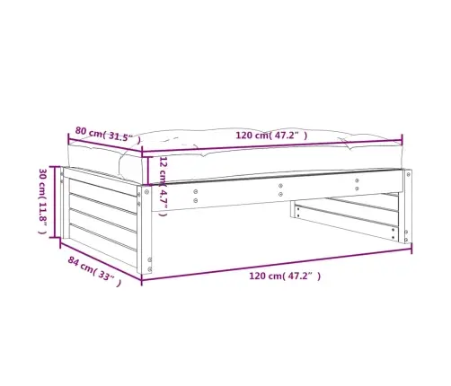 Aia Jalapink, 120 X 80 cm Immutatud Männipuit