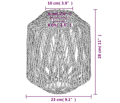 Lambivari, Must, Ø23 X 28 cm Raud Ja Paber